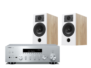 R-N600A (srebrny) + Diva 3 (dąb)