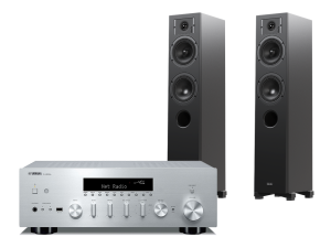 R-N600A (srebrny) + Diva 5 (czarny)