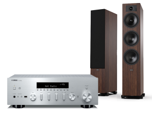 R-N600A (srebrny) + Tesi 6 (mokka)