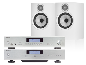 A14 MKII (srebrny) + CD14 MKII (srebrny) + 606 S3 (biały)