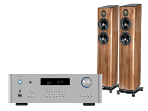 RA-1572 MkII (srebrny) + FS408.2 (orzech)