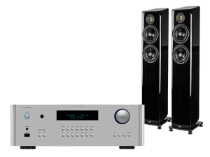 RA-1592 MkII (srebrny) + Vela FS408.2 (czarny)