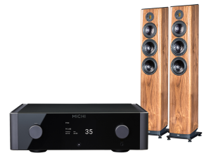 Michi X3 S2 (czarny) + Vela FS409.2 (orzech)