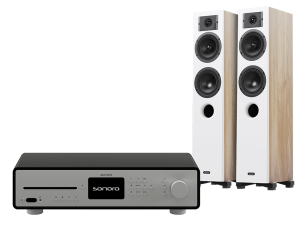 Maestro Quantum (czarny) + Diva 5 (dąb)