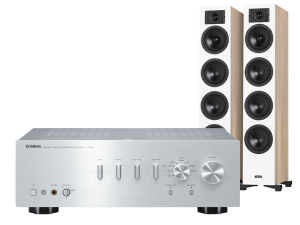 A-S701 (srebrny) + Diva 6 (dąb)