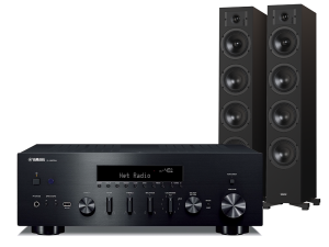 MusicCast R-N600A (czarny) + Diva 6 (czarny)