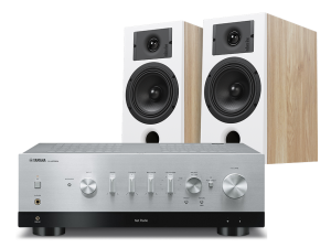 MusicCast R-N1000A (srebrny) + Diva 3 (dąb)