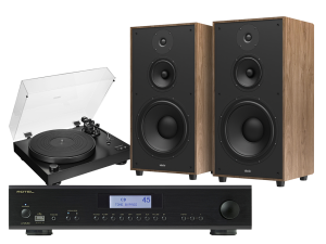 A12 MkII (czarny) + Utah 5 (wood) + AT-LP8X (czarny)