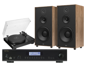 A14 MkII (czarny) + Utah 5 (wood) + AT-LP8X (czarny)