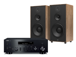 MusicCast R-N600A (czarny) + Utah 5 (wood)