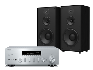 MusicCast R-N600A (srebrny) + Utah 5 (czarny)