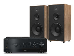 MusicCast R-N800A (czarny) + Utah 5 (wood)