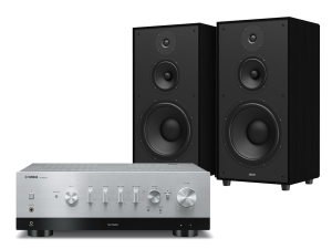 MusicCast R-N800A (srebrny) + Utah 5 (czarny)