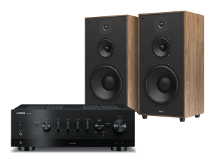 MusicCast R-N1000A (czarny) + Utah 5 (wood)