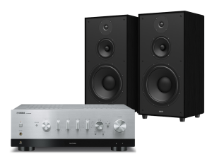 MusicCast R-N1000A (srebrny) + Utah 5 (czarny)