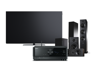 WE.SEE.OLED65 (czarny) + RXV6A (czarny) + TESI 6/2/7 (czarny)