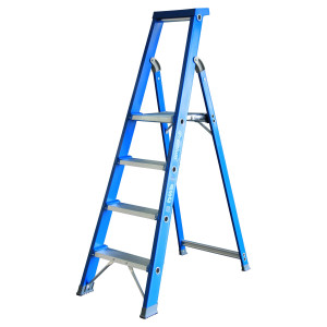 ASC Group ASC Premium- Stufenstehleiter BT-4 einseitig 4 Stufen mit 3,00m Arbeitshöhe