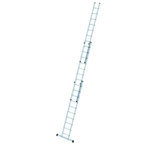 Munk Günzburger Steigtechnik MUNK Schiebeleiter mit Traverse 3x10 Sprossen