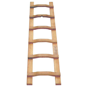 Theimer Holz Dachdeckerleiter geleimt +4 Holzschrauben mit 10 Sprossen 2,94m lang