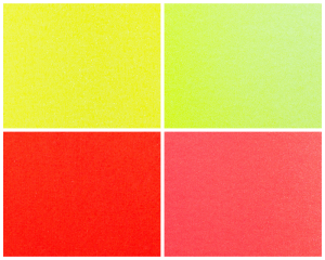 Gmund Musterset Neonfarben