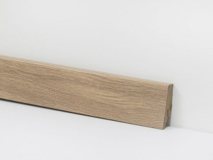 Vinyl Sockelleiste für Check Nr. 8145-TB24 mit den Abmessungen 18 x 58 x 2400 mm