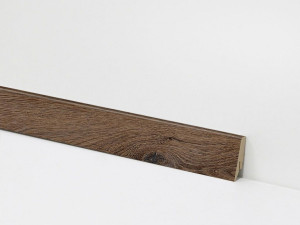 Vinyl Sockelleiste für Check Nr. 3522-TB24 mit den Abmessungen 18 x 58 x 2400 mm
