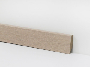 Vinyl Sockelleiste für Check Nr. 8148-TB24 mit den Abmessungen 18 x 58 x 2400 mm
