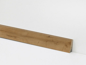 Vinyl Sockelleiste für Check Nr. 2518-TB24 mit den Abmessungen 18 x 58 x 2400 mm