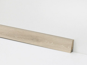 Vinyl Sockelleiste für Check Nr. 2514-TB24 mit den Abmessungen 18 x 58 x 2400 mm