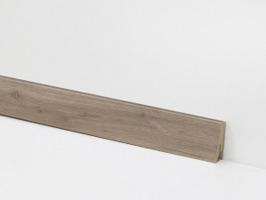 Vinyl Sockelleiste für Check Nr. 2508-TB24 mit den Abmessungen 18 x 58 x 2400 mm