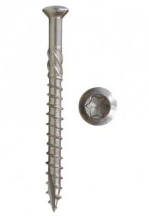 100 Edelstahl C1 5.0 x 70 mm Terrassenschrauben empfohlen für ca. 24 Laufmete...