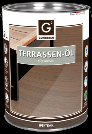 2,5 Liter Gunreben Ipe Öl, das pigmentierte Terrassenöl wird empfohlen für ca...