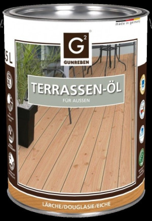 2,5 Liter Gunreben Eiche Öl, das pigmentierte Terrassenöl wird empfohlen für ...