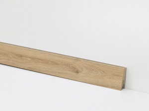 Vinyl Sockelleiste für Check Nr. 2506-TB24 mit den Abmessungen 18 x 58 x 2400 mm