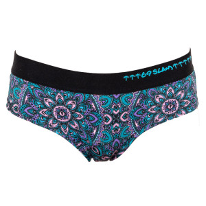 Dámské kalhotky 69SLAM boxer pastel mandala L
