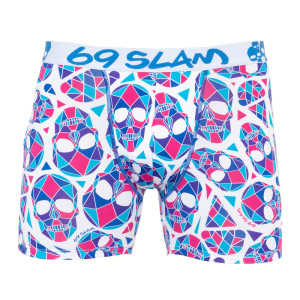 Pánské boxerky 69SLAM fit skullmond white L