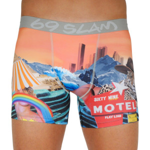 Pánské Boxerky 69SLAM fit motel 69 (MCYTEL-PO) M