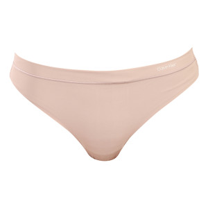 Dámská tanga Calvin Klein béžové (QF4844E-SVR) XS