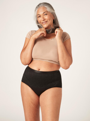 Absorpční kalhotky Modibodi Hi-Waist Brief Ultra (MODI4121) XS