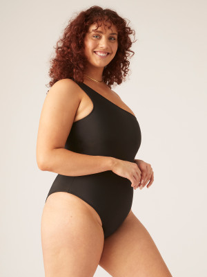 Menstruační plavky Modibodi One-Shoulder (MODI4341) L