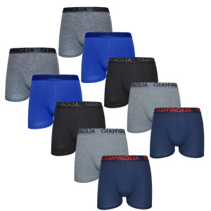10PACK pánské boxerky Gianvaglia vícebarevné (023) XL