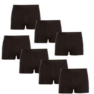 7PACK pánské boxerky Nedeto černé (7NB001) XXL