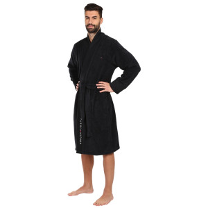 Pánský župan Tommy Hilfiger modrý (UM0UM02991 DW5) M