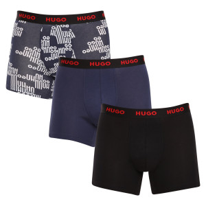 3PACK pánské boxerky HUGO vícebarevné (50510192 405) XXL
