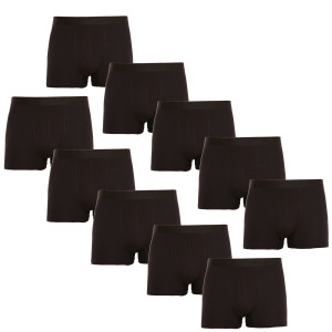 10PACK pánské boxerky Nedeto černé (10NB001) M