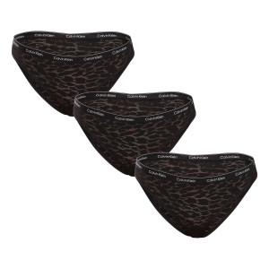 3PACK dámské kalhotky Calvin Klein černé (QD5069E-UB1) S