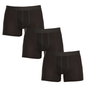3PACK pánské boxerky Nedeto nadrozměr černé (3NBX001) 6XL