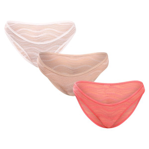 3PACK dámské kalhotky Calvin Klein vícebarevné (QD5203E-NOX) XXL