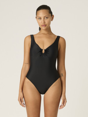 Menstruační plavky Modibodi High V Neck One Piece (MODI4370) M