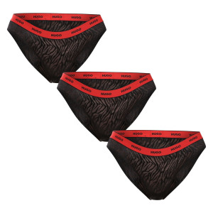 3PACK dámské kalhotky HUGO vícebarevné (50523826 002) 3XL